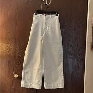 Gap light sage colored. Wide legged jeans. Size 2.